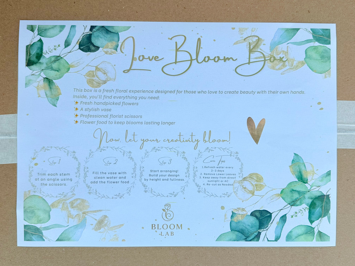 DIY flower kit with fresh roses, vase, and cutter – online flower delivery in Dubai