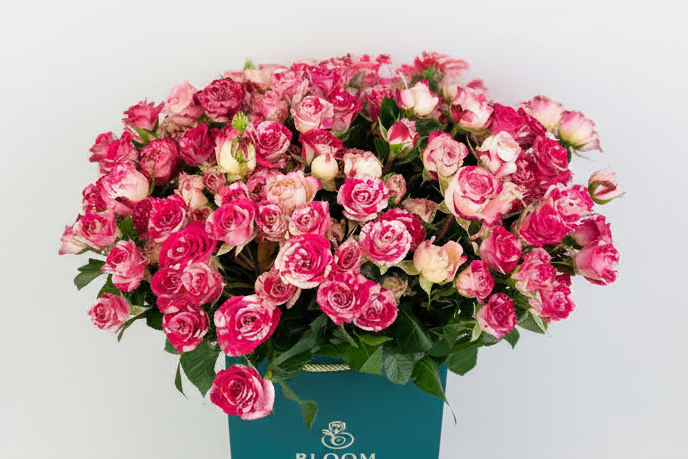 19 stems - Red Firwork baby roses - Flower delivery in Dubai